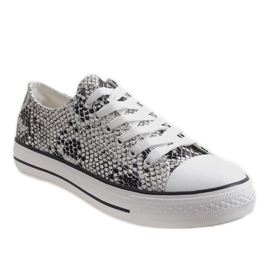 Valkoiset miesten lenkkarit BKA-9 valkoinen 1