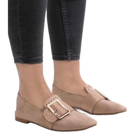 Vaaleanpunaiset mokkasiinit ballerinat 6979-P vaaleanpunainen 1