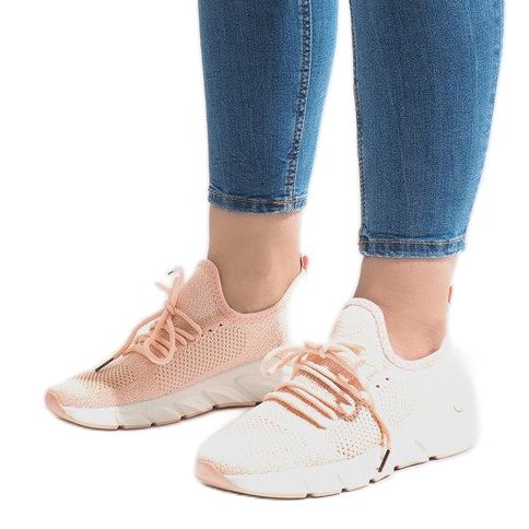 7766-Y vaaleanpunaiset urheilukengät vaaleanpunainen 1