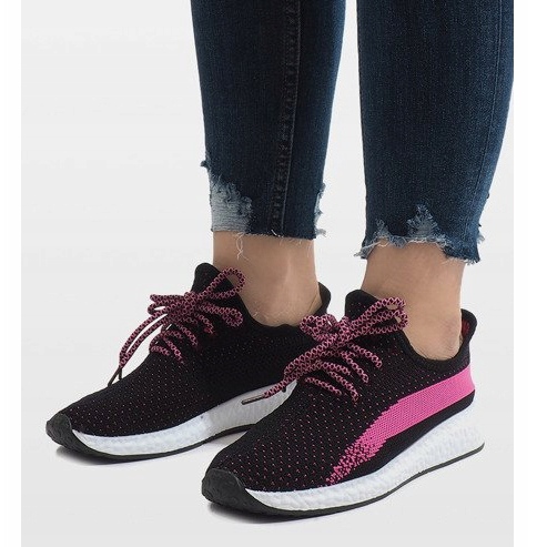 Mustat urheilukengät 6751-Y 1