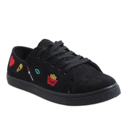 Mustat lenkkarit JX42 leima 1