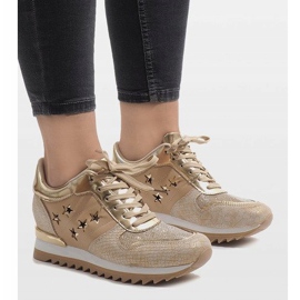 Kultaiset lenkkarit kiilassa G-127 kultainen 1