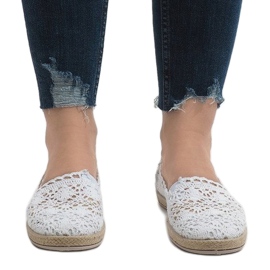 JX57P valkoiset pitsikengät valkoinen 2