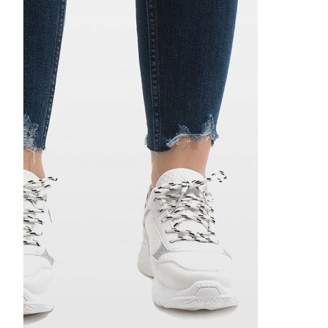 Valkoiset YM-31 urheilukengät valkoinen 2