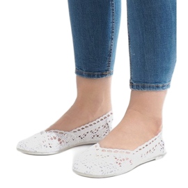 JX59P valkoiset pitsikengät valkoinen 1