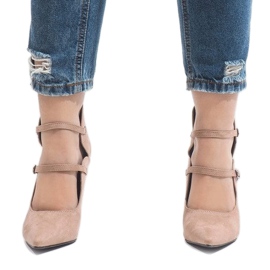 Pumput nastassa 6613-5 beige 2