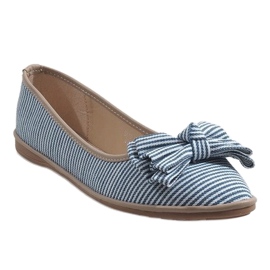 Siniset ballerinat, joissa keula SK40 sininen 1