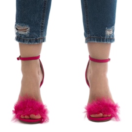 Vaaleanpunaiset NF-19P mokkanahkaiset korkokengät vaaleanpunainen 1