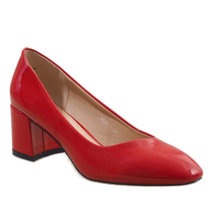 Punaiset lakatut pumput 7501-1-pylväässä punainen 1