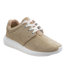 Kultaiset kiiltävät urheilukengät B62-4 kultainen 1