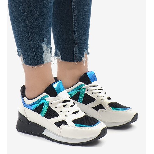 Mustat lenkkarit muodikkaat urheilukengät 2018-12 valkoinen 2