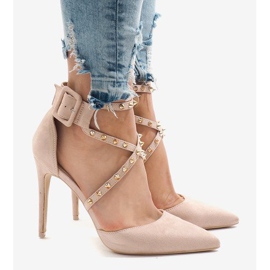 Vaaleanpunainen mokka korkokengät GH11547 2