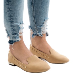 Kamelipohjaiset ballerinat ZHC-980 ruskea 1