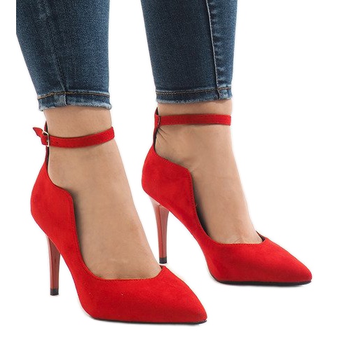 Punaiset saappaat B-54-kantapäässä punainen 1