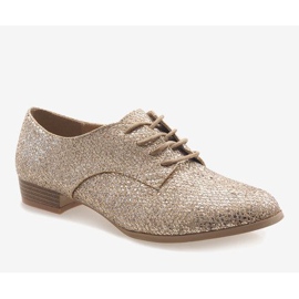 Kultaiset G086-nauhakengät kultainen 1