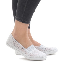 1148-Y valkoiset pitsitossut valkoinen 1