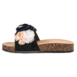 SHELOVET Mustat tossut neliöillä 1