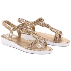 SHELOVET Wedge Slip-On Sandaalit keltainen 1