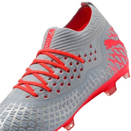 Puma Future 4.2 Netfit Fg / Ag M 105611-01 jalkapallokengät monivärinen harmaa 1