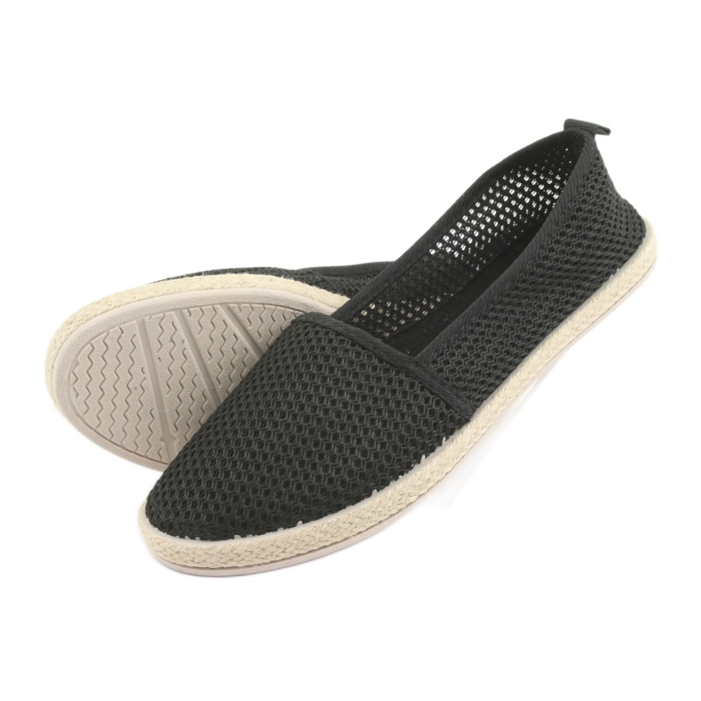 Mustat mesh -espadrillit JX1029 musta 4