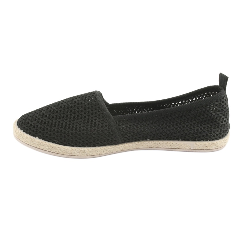 Mustat mesh -espadrillit JX1029 musta 2