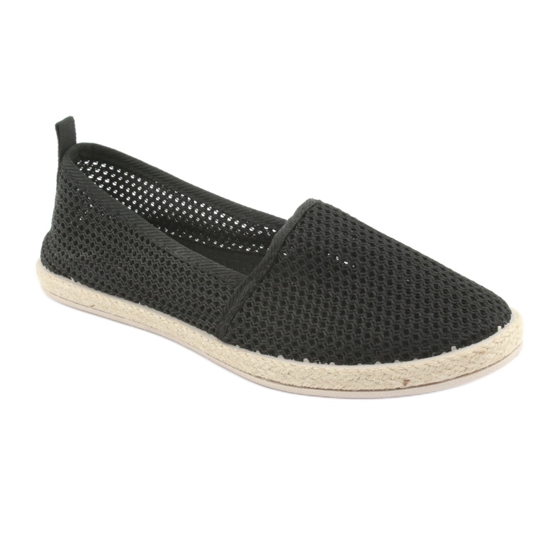 Mustat mesh -espadrillit JX1029 musta 1