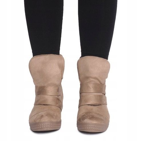 Wedge lenkkarit tarranauhalla 1703 Camel ruskea 2