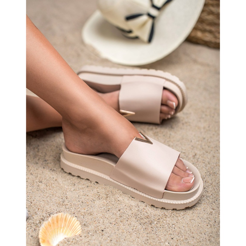 SHELOVET Tossut alustalla vaaleanpunainen 1