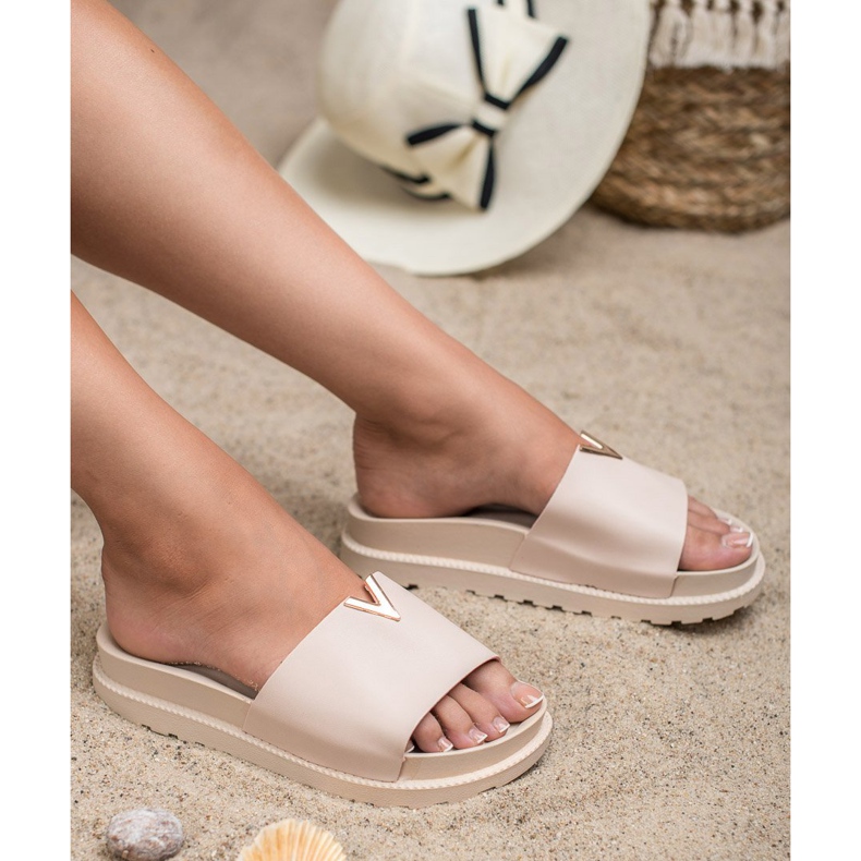 SHELOVET Tossut alustalla vaaleanpunainen 2