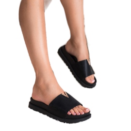 SHELOVET Tossut alustalla musta 1