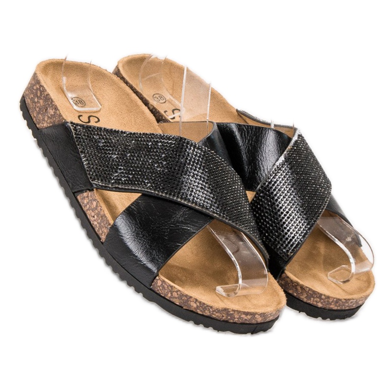 SHELOVET Klassiset mustat tossut 1