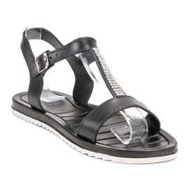 SHELOVET Kumiset sandaalit musta 1