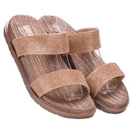 EXQUILY Muodikkaat kumitossut vaaleanpunainen 1