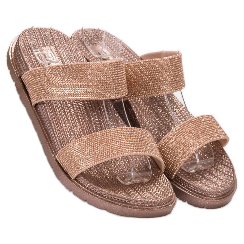 EXQUILY Muodikkaat kumitossut vaaleanpunainen 1