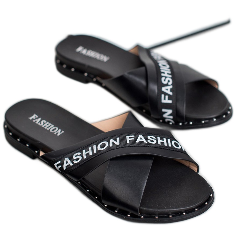 SHELOVET Muotitossut musta 1