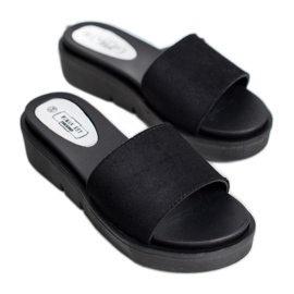 SHELOVET Wedge sandaalit musta 2