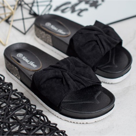 SHELOVET Mokkanahkaiset tossut, joissa on kuutiometriä musta 2