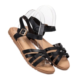 BLESS Klassiset mustat sandaalit 1