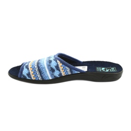 Norjalaiset villapaita -tossut Adanex musta laivastonsininen sininen keltainen 2