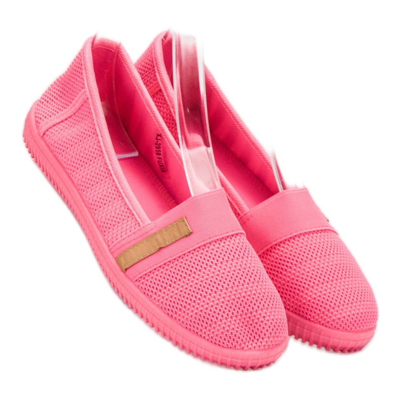 SHELOVET Neon Slipons vaaleanpunainen 1