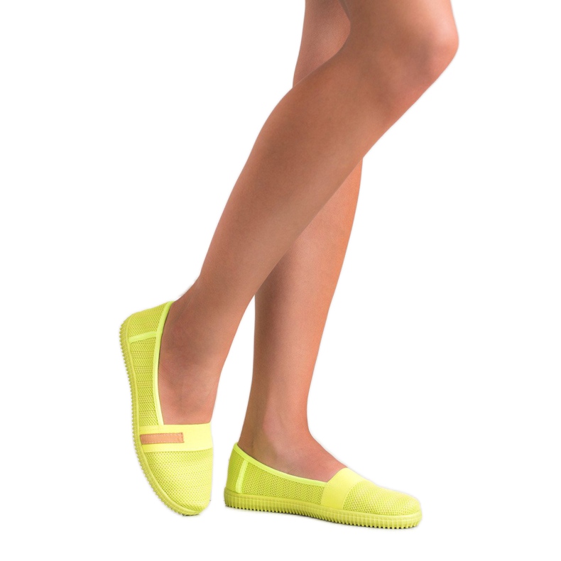 SHELOVET Neon Slipons keltainen 1