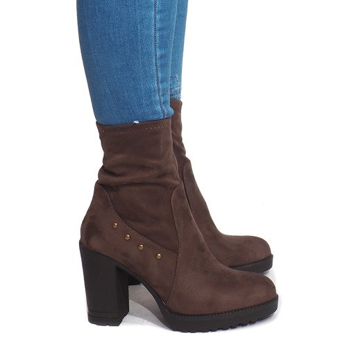 Suede BG-59 Taupe saappaat ruskea monivärinen 1