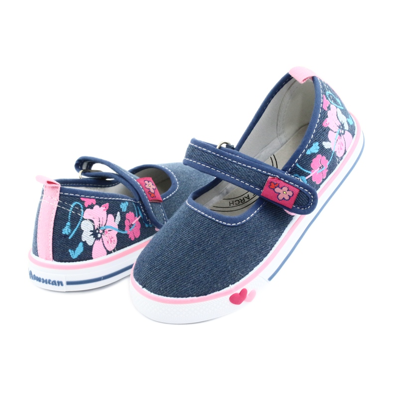 American Club Velcro -lenkkarit TEN15 sininen 3