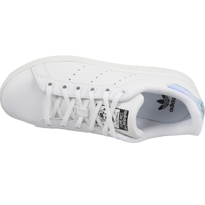Adidas Stan Smith Jr AQ6272 kengät valkoinen 2