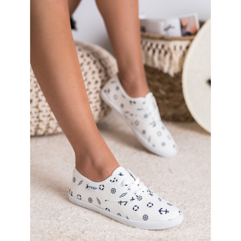 VICES merimies lenkkarit valkoinen 2