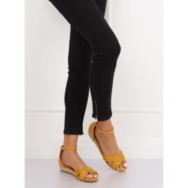 Keltaiset espadrilliset sandaalit 9R121 Keltainen 1 Keltaiset espadrilliset sandaalit 9R121 Keltainen 1