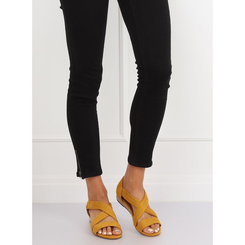 Keltaiset espadrilliset sandaalit 9R72 Keltainen 2