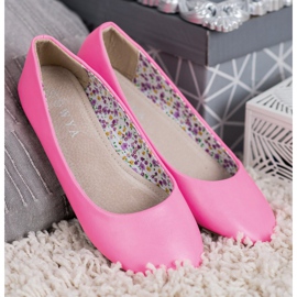 SHELOVET Rento ballerinat vaaleanpunainen 2