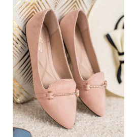 SHELOVET Ballerina Spitzissä vaaleanpunainen 2
