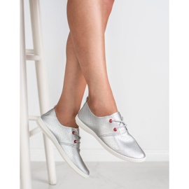 SHELOVET Hopeiset lenkkarit harmaa 2